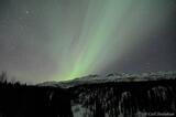 Aurora borealis photo and Talkeetna Mountains