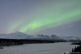 Denali and Aurora borealis photo, Denali State Park, Alaska.