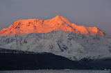Mount Saint Elias and alpenglow photo