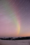 Aurora borealis and star trails photo, Alaska