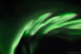 Aurora borealis corona photo in the arctic
