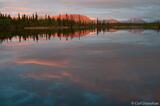 Rock Lake photo, sunset, Wrangell-St. Elias National Park, Alask