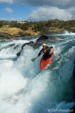 Whitewater kayaking Baker River, Patagonia, Chile