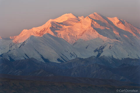 Alpenglow on Mount Denali