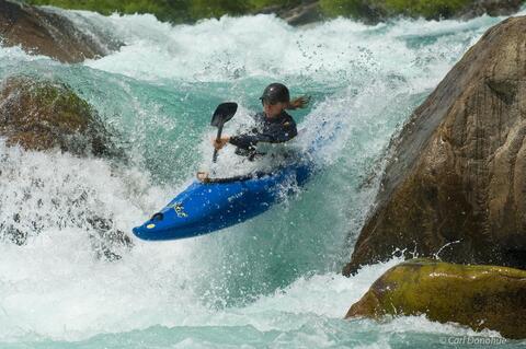  Whitewater kayaker Futaleufu River