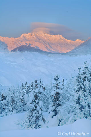 Dawn, Mt. Blackburn Wrangell-St. Elias National Park, Alaska