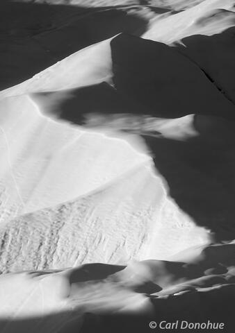 Snow-covered moraine, Wrangell-St. Elias National Park, Alaska