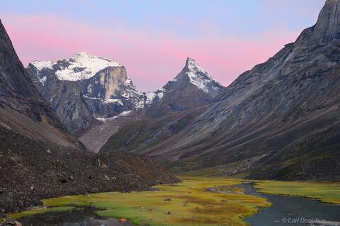 Arrigetch peaks at Sunrise, Gates of the Arctic National Park, Alaksa.