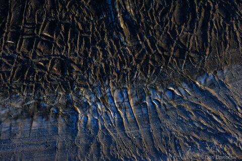 Glacier crevasses on Malaspina Glacier photo