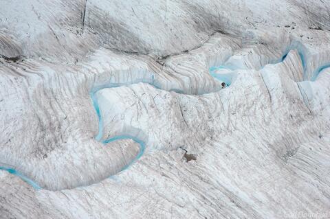Glacial stream, Wrangell - St. Elias National Park, Alaska.
