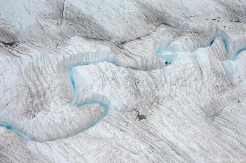 Glacial stream, Wrangell - St. Elias National Park, Alaska.