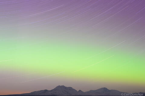 Northern Lights over Wrangell St. Elias National Park photo