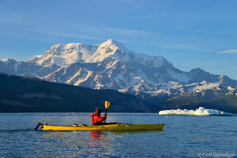 Sea kayaking Icy Bay and Mt. St. Elias