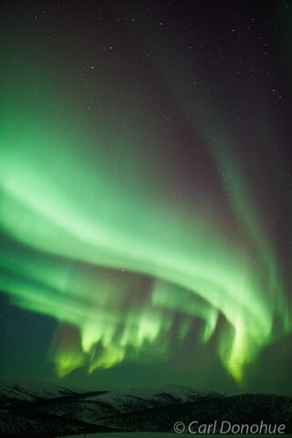 Northern lights display over Alaska