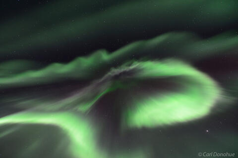 Northern lights corona photo