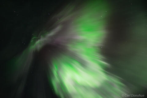 Coronal Aurora borealis photo