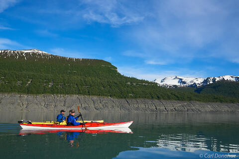 Sea kayaking Icy Bay photo