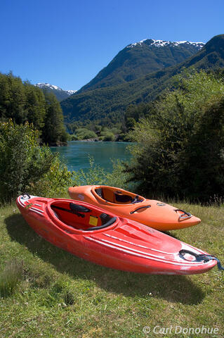 Whitewater kayaks photo, Futaleufu River, Patagonia, Chile