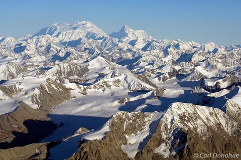 Aerial Photo of Mount Logan