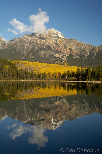 Patricia Lake and Pyramid Mountain photo