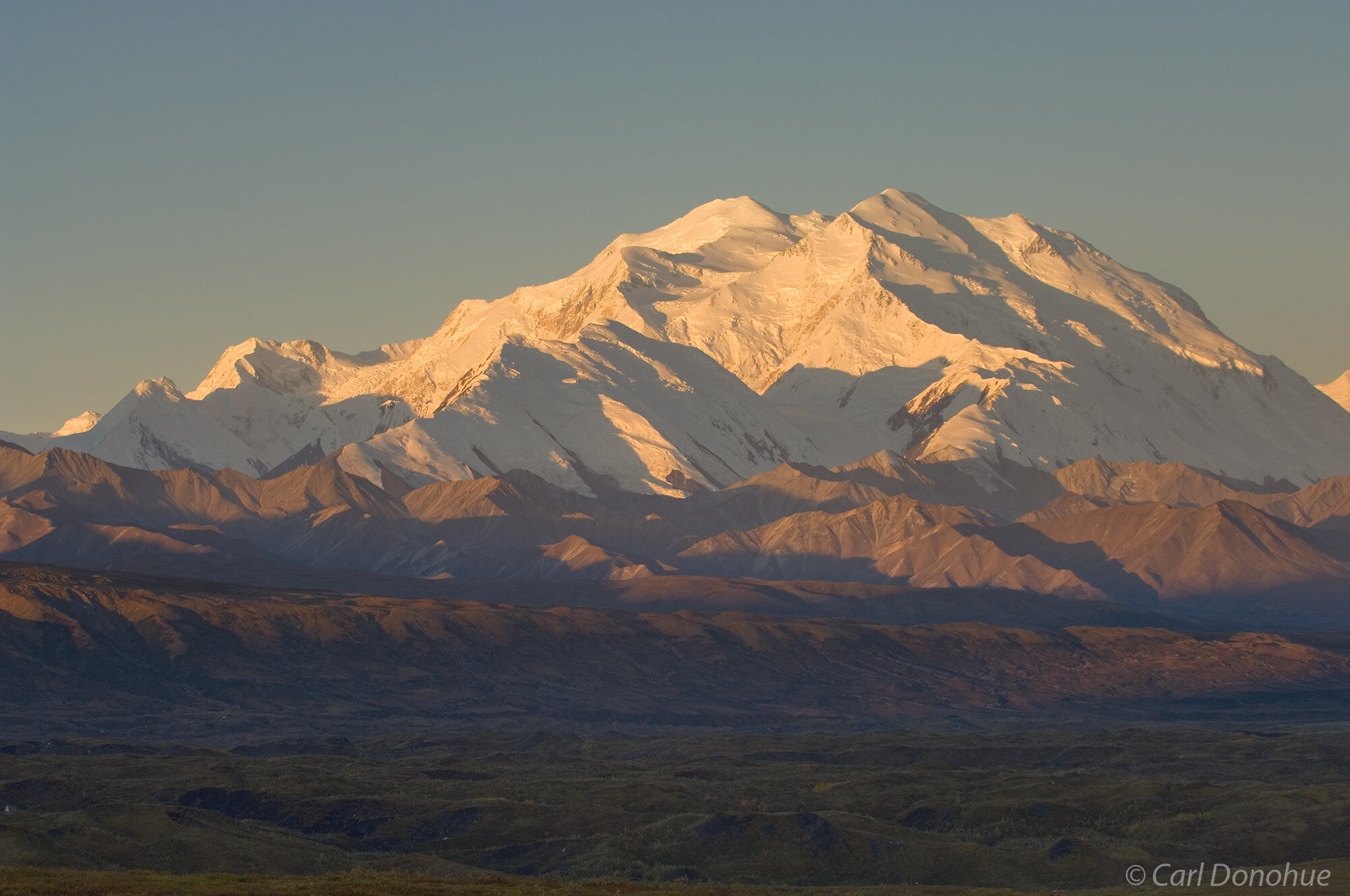 The peak, or summit of "Denali", or Mt. McKinley,  is over 20 000 feet above sea level, and this mountain is the highest mountain...