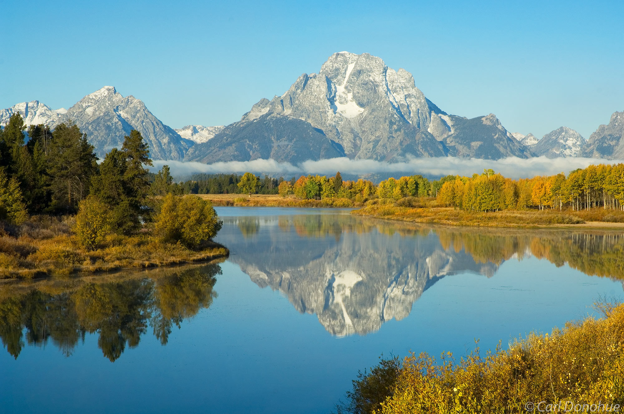 Oxbow Bend, just off highway 89/191 between Jackson Lake Junction and Moran Junction is a popular overlook. An oxbow is a crescent...