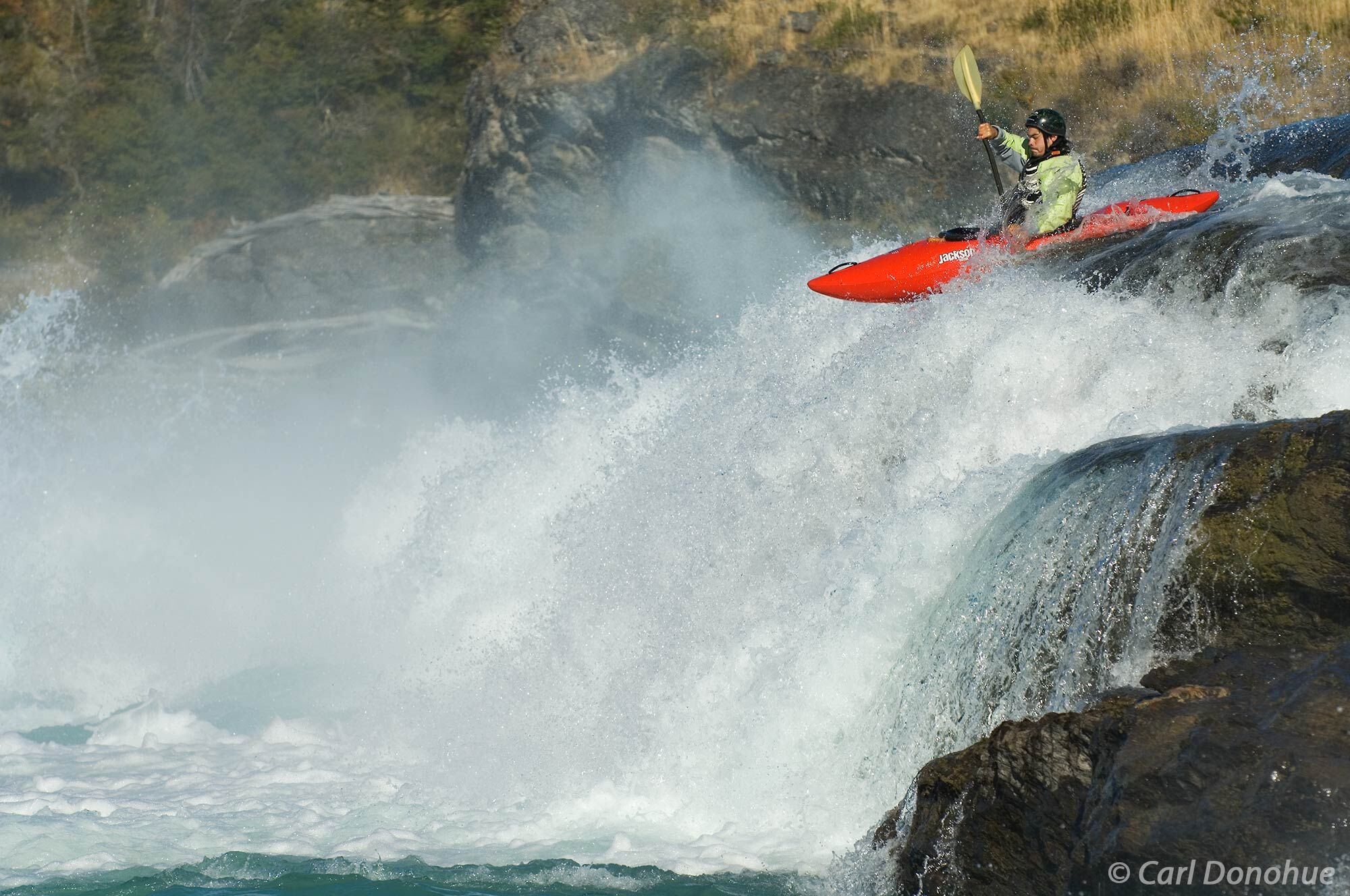 Whitewater kayaking at its best. The Rio Baker, or Baker River, in southern Patagonia, Chile, offers some of the best whitewater...