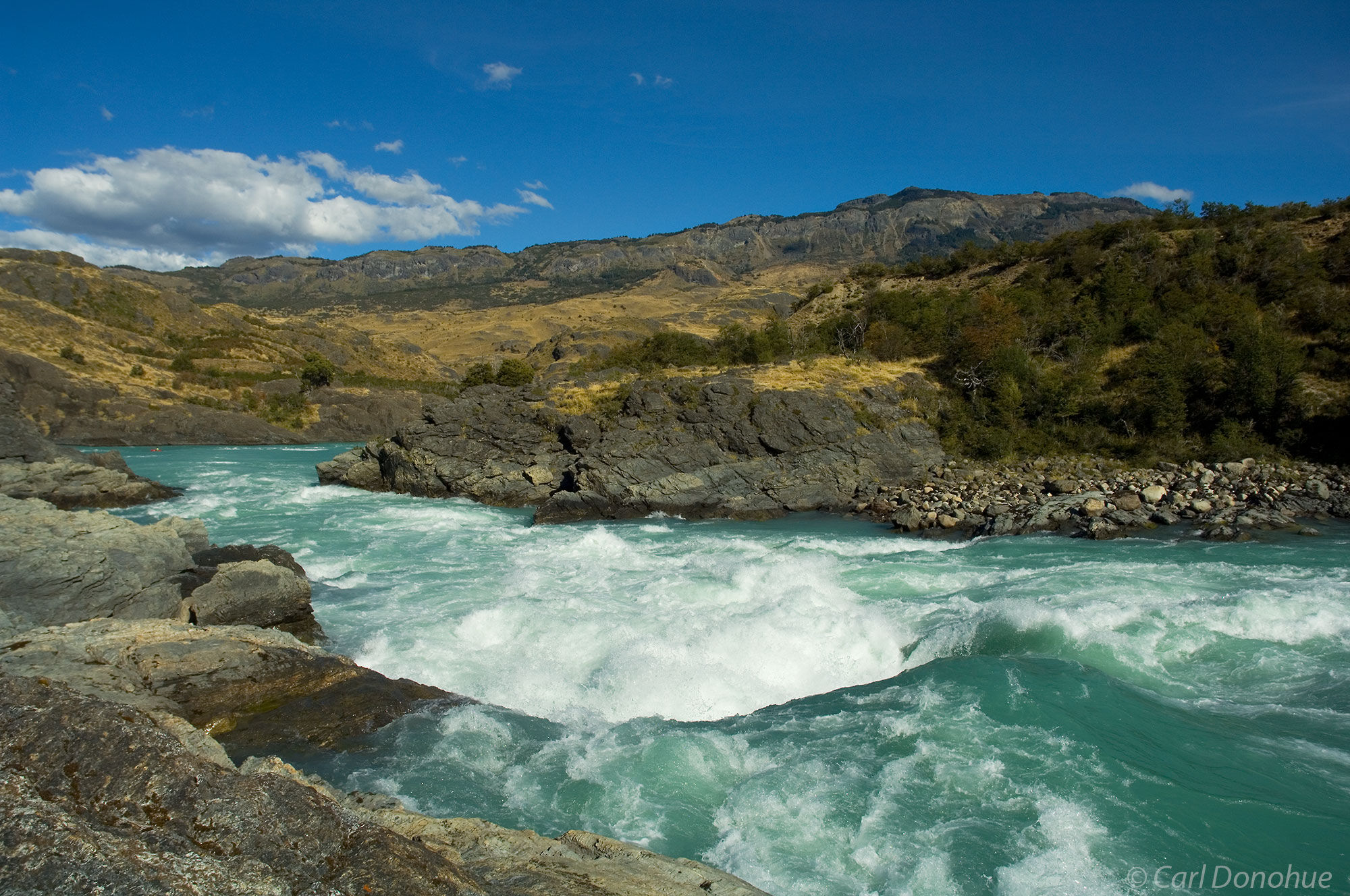 The Canyons, Baker River, Patagonia, Chile.