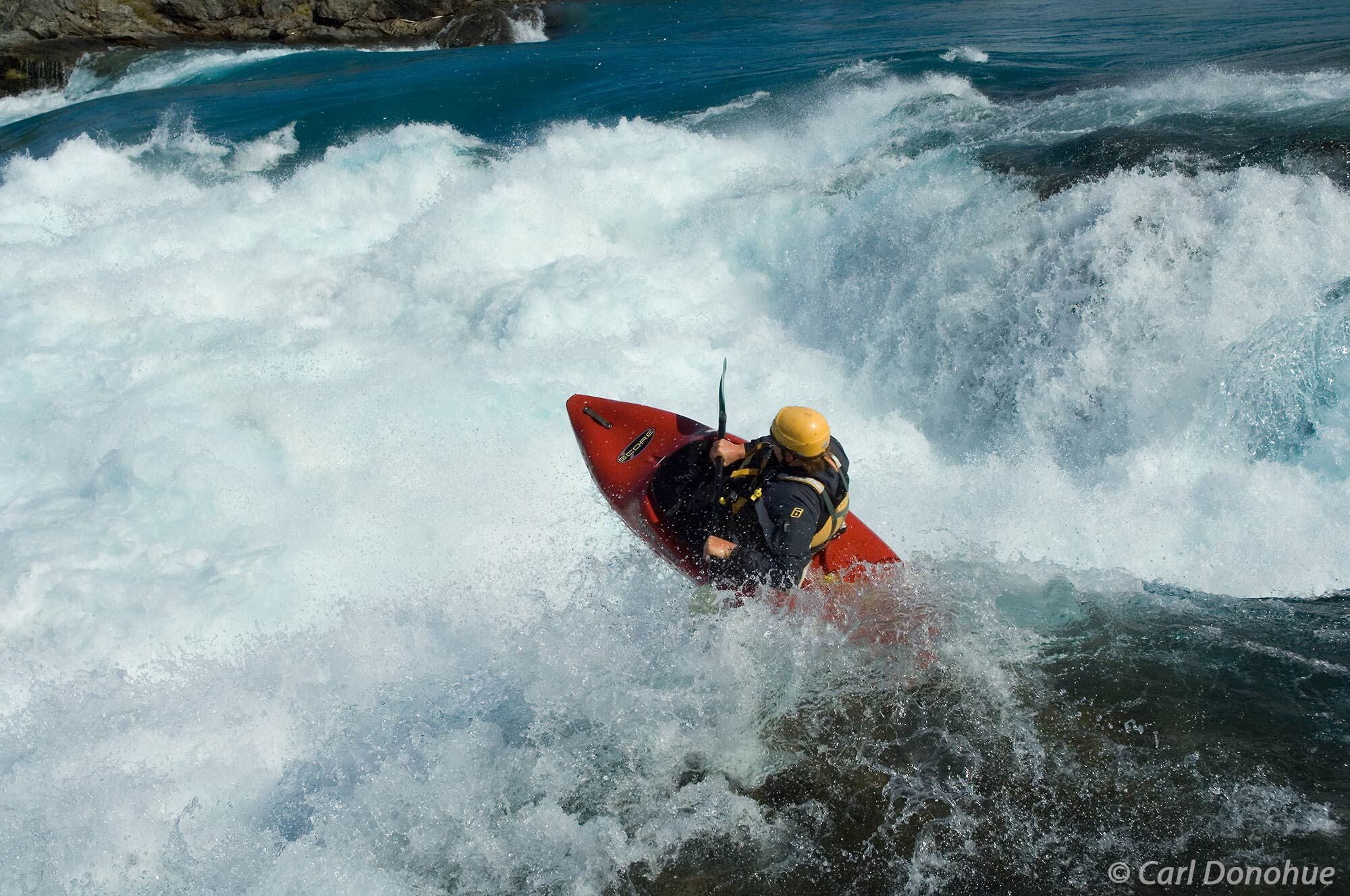 Whitewater kayaking at its best.  The Rio Baker, or Baker River, in southern Patagonia, Chile offers some of the best whitewater...